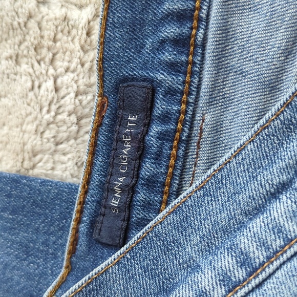 Lucky Brand Orta Premium Lower Rise Sienna Cigarette Skinny Blue Jeans Size 00 - Picture 4 of 6